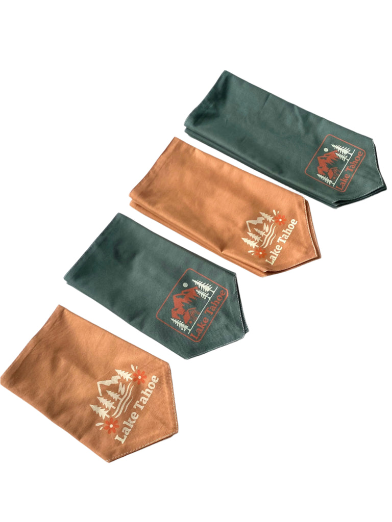 Dog Dog Cat Lake Tahoe Bandana - Dog.Dog.Cat.
