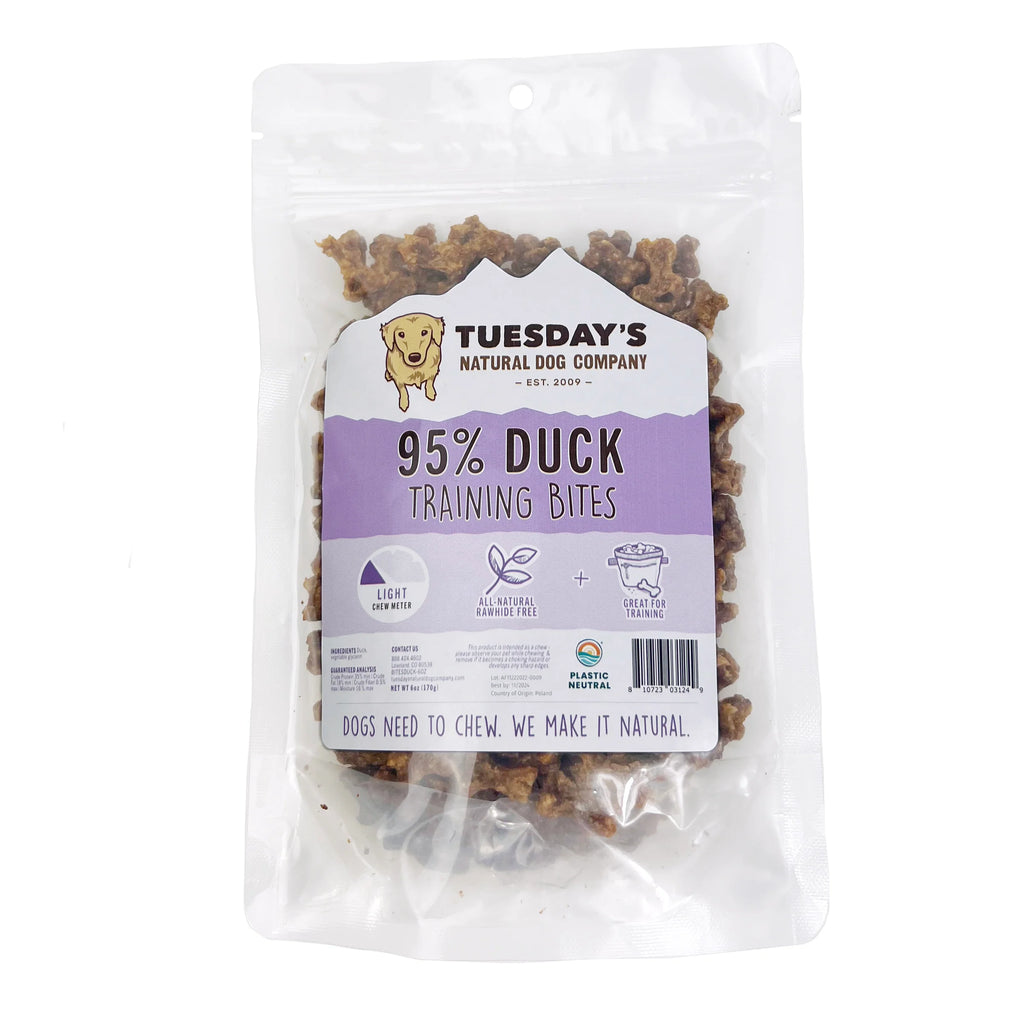95% Meat Training Bites - Duck - Dog.Dog.Cat.