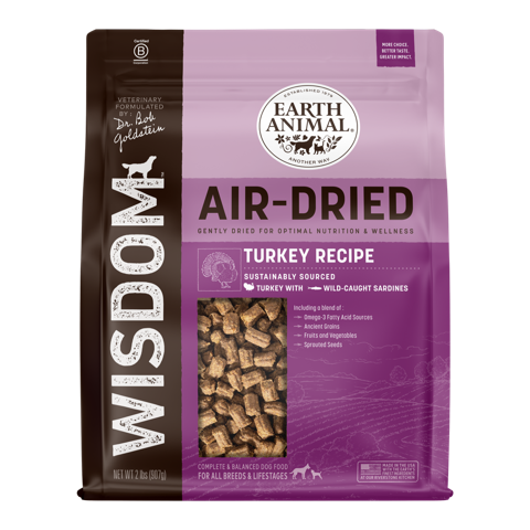 Earth Animal Wisdom Air Dried Dog Food - Sea to Stream, Chicken, Turkey - Dog.Dog.Cat.