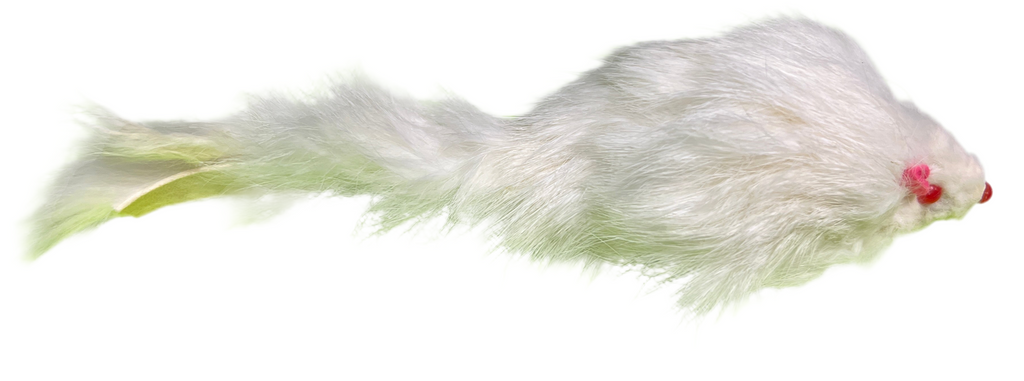 Big Furry Mouse 7" - Black or White - Dog.Dog.Cat.