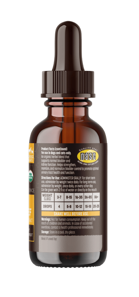 Earth Animal Supplement-Urinary Kidn : 2 oz - Dog.Dog.Cat.