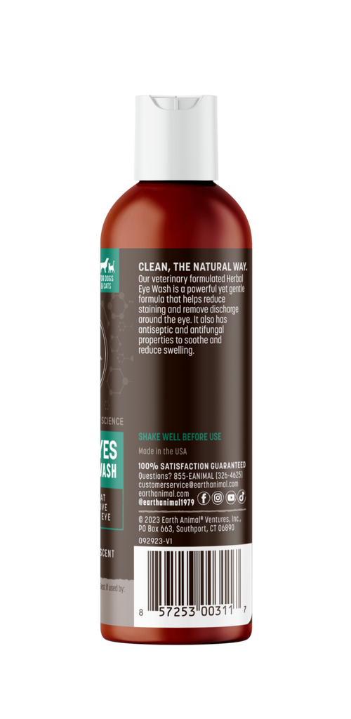 Earth Animal Eye Wash - 4 oz - Dog.Dog.Cat.