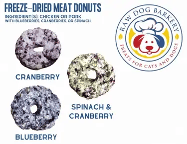 Pork Freeze Dried Donuts - specifically designed with biologically and species-appropriate ingredients for cats and dogs - Dog.Dog.Cat.