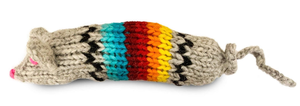 CHILLY DOG Wooly Mice Organic Catnip Cat Toys - Assorted Dozen - Dog.Dog.Cat.