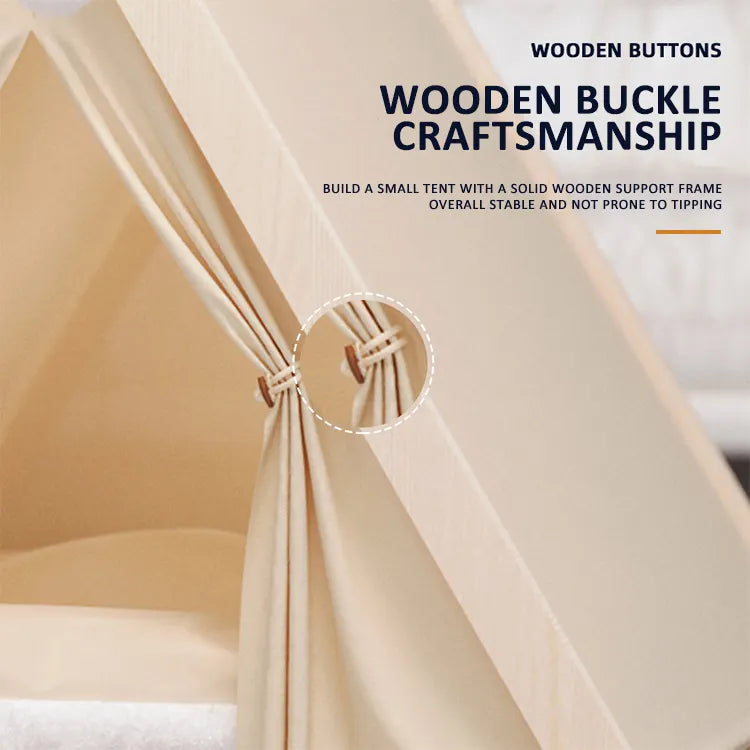 Four Seasons Room and Bed Tent with Pine Wood Frame in a variety of colors. - Dog.Dog.Cat.