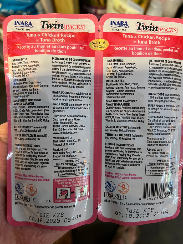 Inaba Twin Packs 2.8 oz - Dog.Dog.Cat.