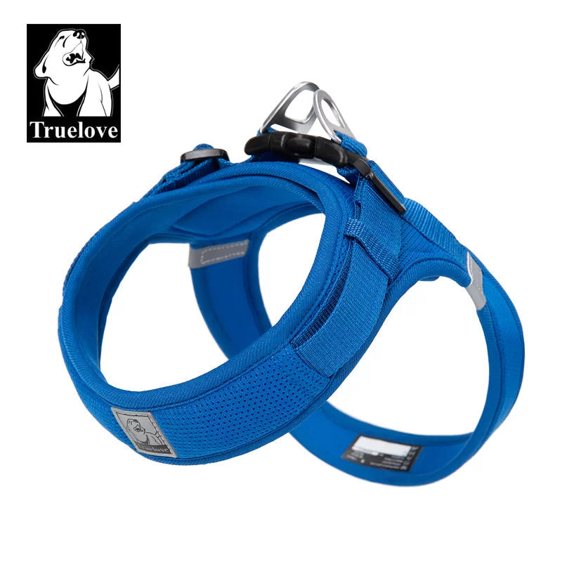 TrueLove TLH3013 Mesh Dog Harness - Royal Blue - Dog.Dog.Cat.