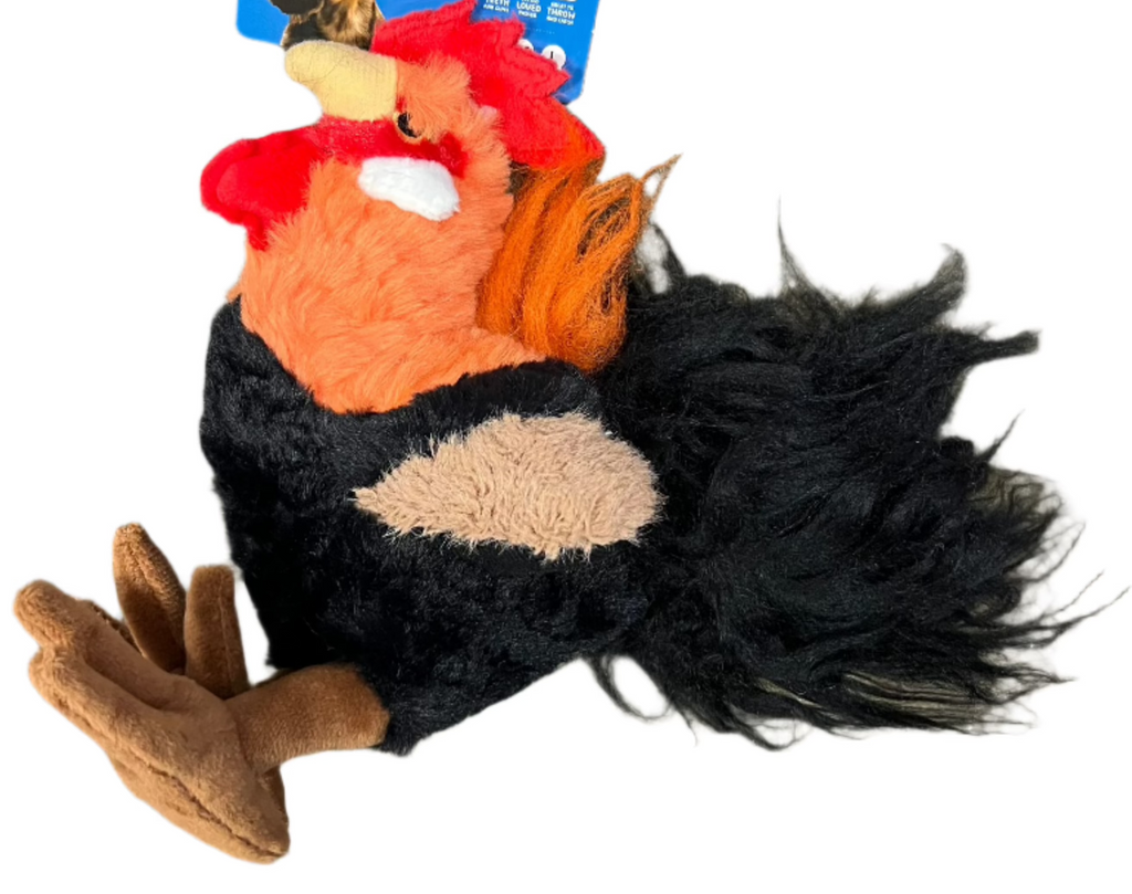 Realistic Plush Rooster Dog Toy - Dog.Dog.Cat.