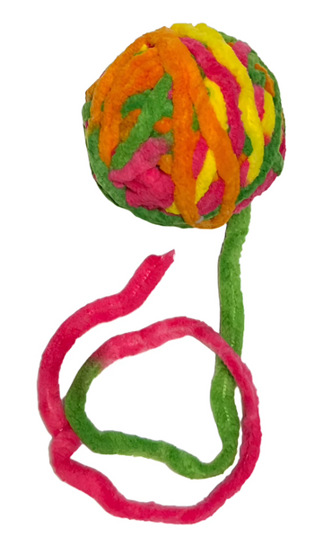 Yarn Ball Cat Toy with Tail - Dog.Dog.Cat.