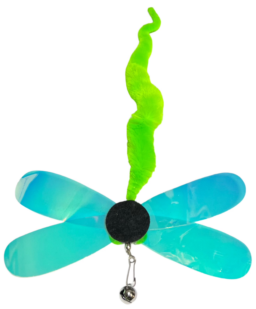Dragon Fly Wand Attachment - Green - Dog.Dog.Cat.