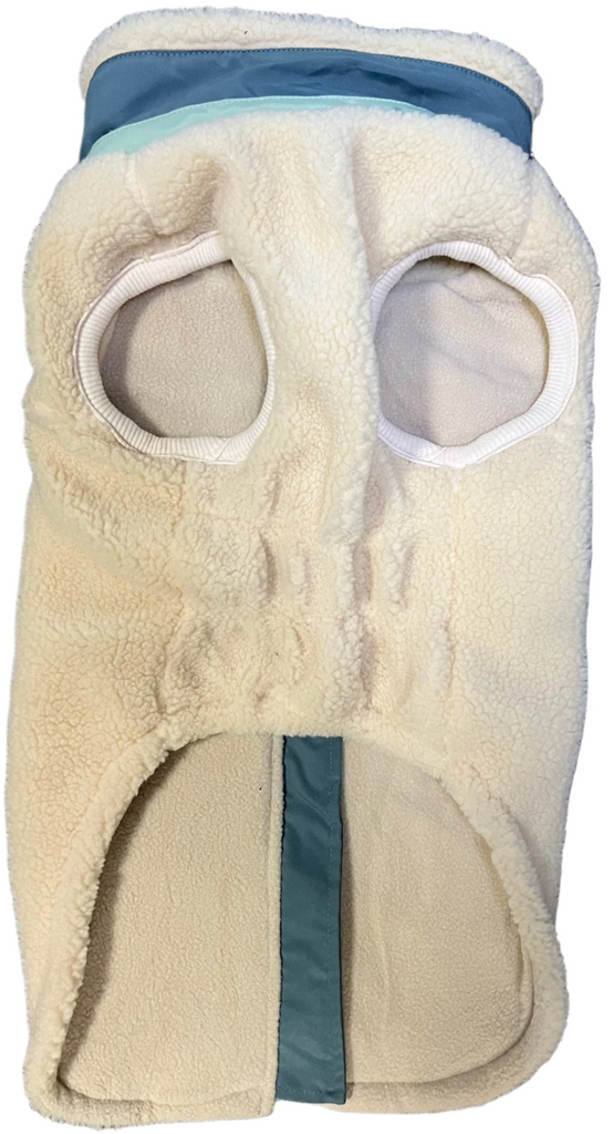 Factory Wool Fleece Fabric Comfortable Warm Bulit-in Traction Winter Warm Cute Button Up Pet Dog Cat Sweater Color 02 - Dog.Dog.Cat.