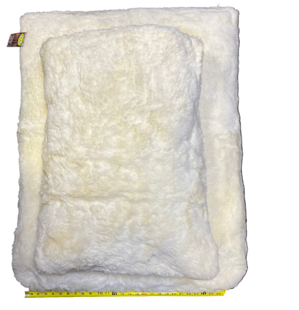 Sheep Fur Plush Dog Bed - Dog.Dog.Cat.