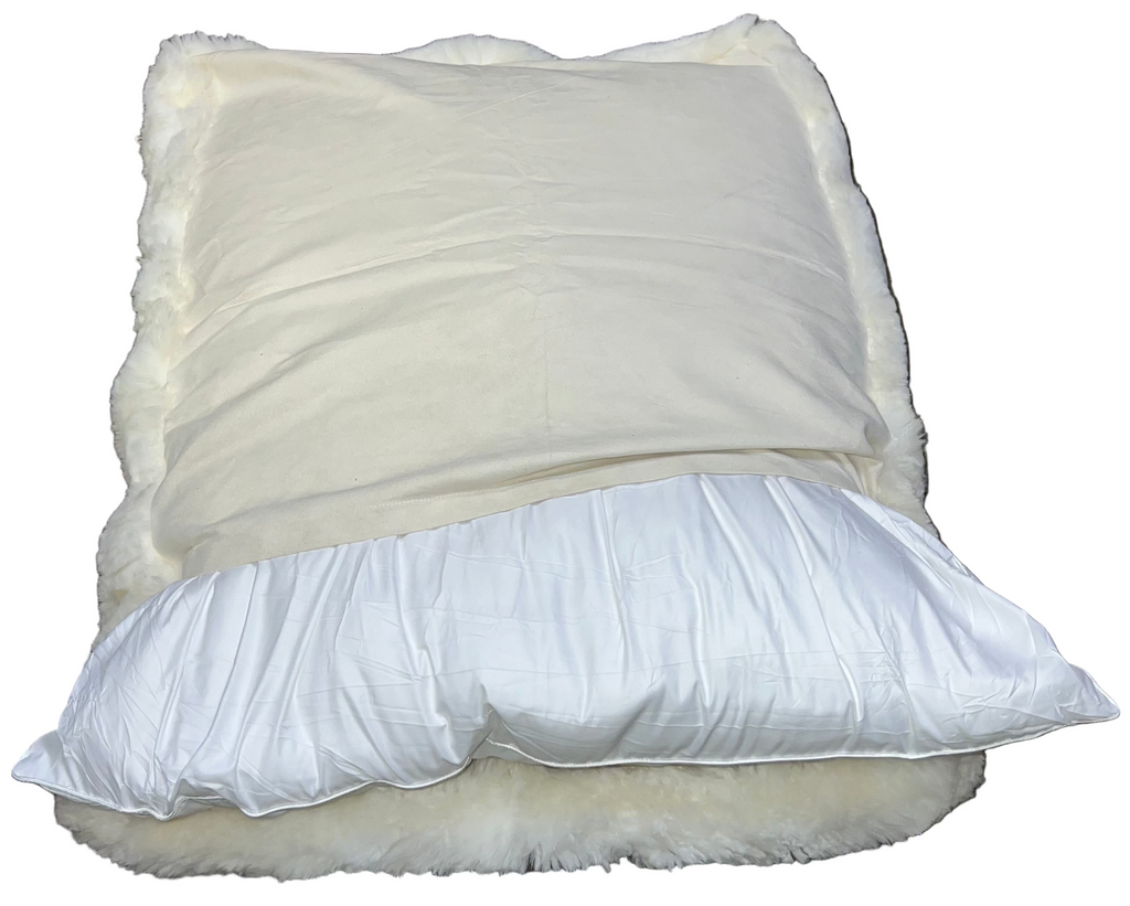 Sheep Fur Plush Dog Bed - Dog.Dog.Cat.