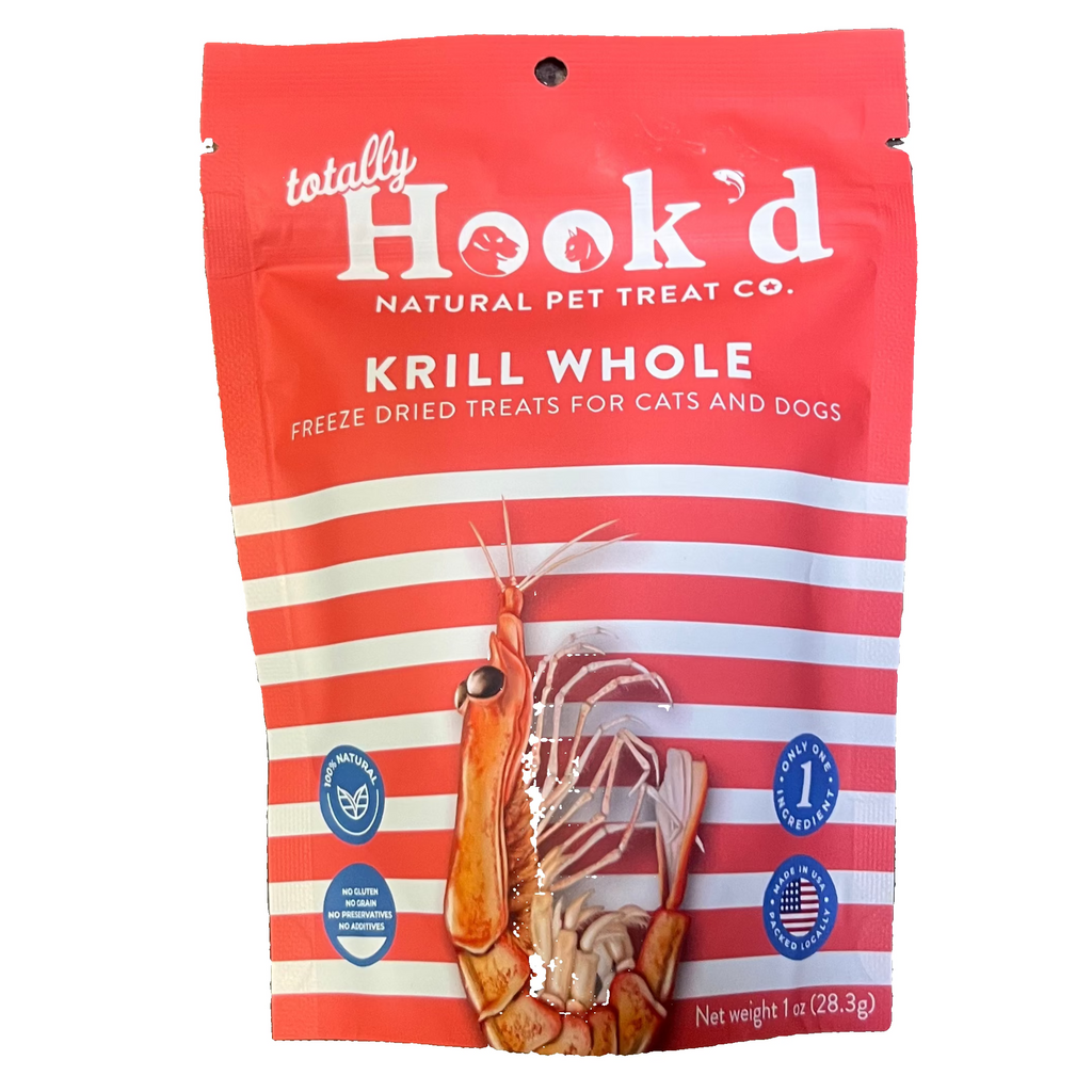 Totally Hook'd Freeze Dried Krill - Dog.Dog.Cat.