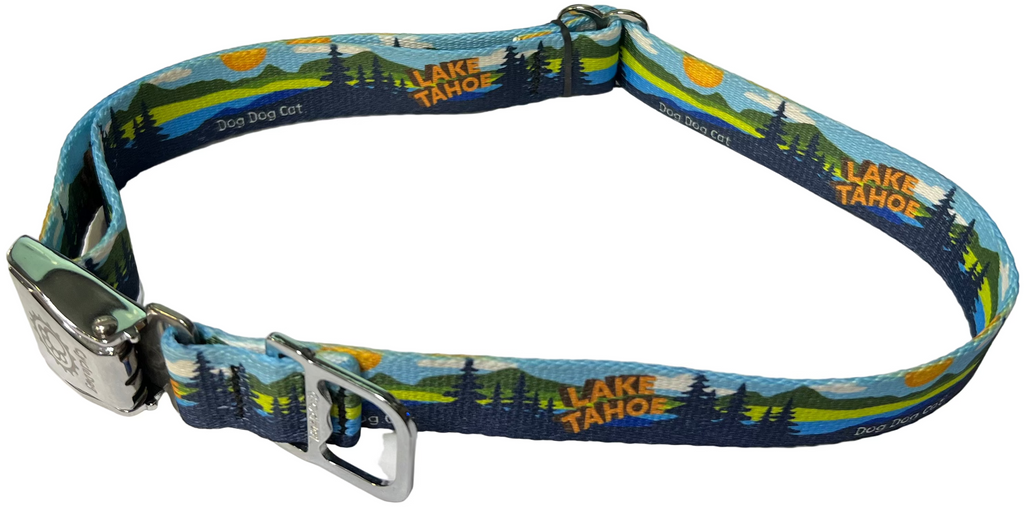 Ecoweave Custom Collar-Lake Tahoe with Durable Metal Buckle - Dog.Dog.Cat.