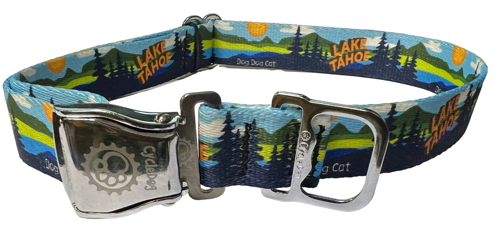 Ecoweave Custom Collar-Lake Tahoe with Durable Metal Buckle - Dog.Dog.Cat.