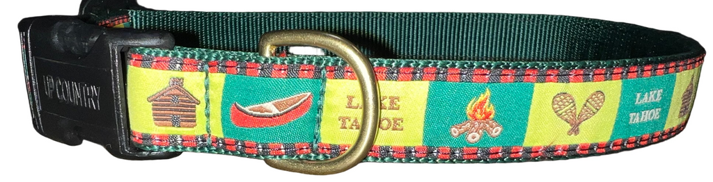 Lake Tahoe Patterned Designer Dog Collar - Dog.Dog.Cat.