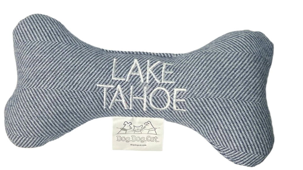 Lake Tahoe Tweed Bone Dog Toy - Dog.Dog.Cat.