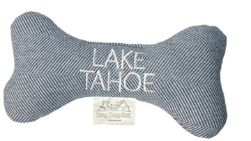 Lake Tahoe Tweed Bone Dog Toy - Dog.Dog.Cat.