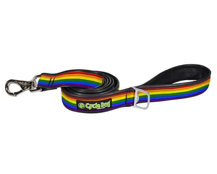 Cycle Dog Lead-Rainbow Pride : 6' x 1" - Dog.Dog.Cat.