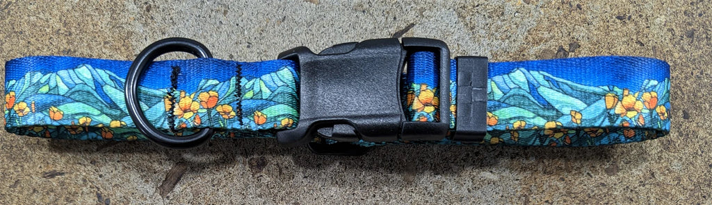 Mount Tam Collar for Dogs – Durable and Comfortable Pet Collar in Multiple Sizes and Matching Leash - Dog.Dog.Cat.