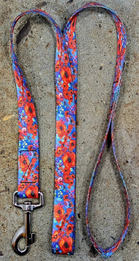 Fantasia Collar for Dogs Adjustable Size Range and Comfortable Fit and Matching Leash - Dog.Dog.Cat.