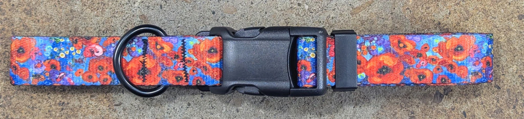 Fantasia Collar for Dogs Adjustable Size Range and Comfortable Fit and Matching Leash - Dog.Dog.Cat.