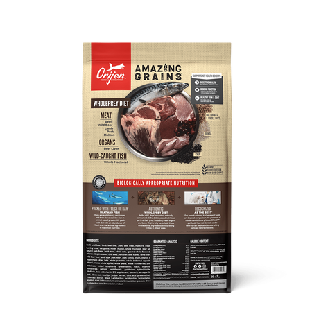Orijen Amazing Grains Dog Food - Dog.Dog.Cat.