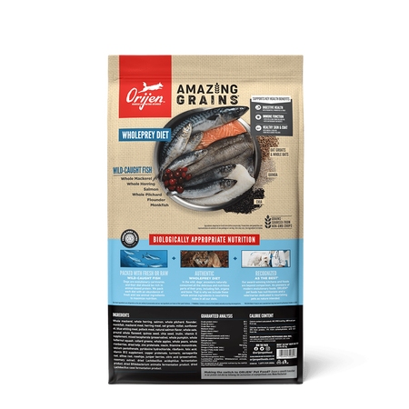 Orijen Amazing Grains Dog Food - 6 Fish - Dog.Dog.Cat.