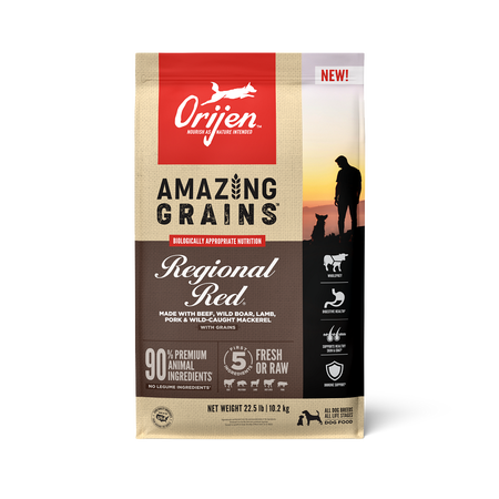 Orijen Amazing Grains Dog Food - Dog.Dog.Cat.