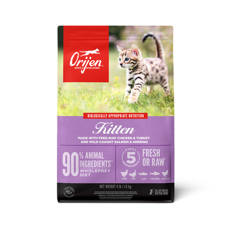 Orijen Dry Cat Food USA-Kitten : 4 LB - Dog.Dog.Cat.