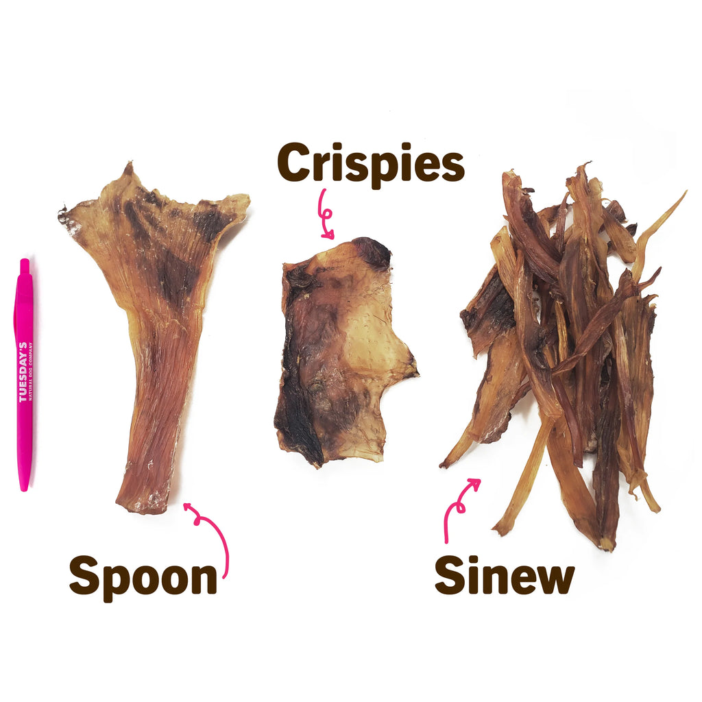 Ostrich Tendon Mix - 6 oz - Dog.Dog.Cat.