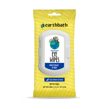 Earthbath Hypo Allergenic Eye Wipes w/ Witch Hazel & Aloe - Dog.Dog.Cat.