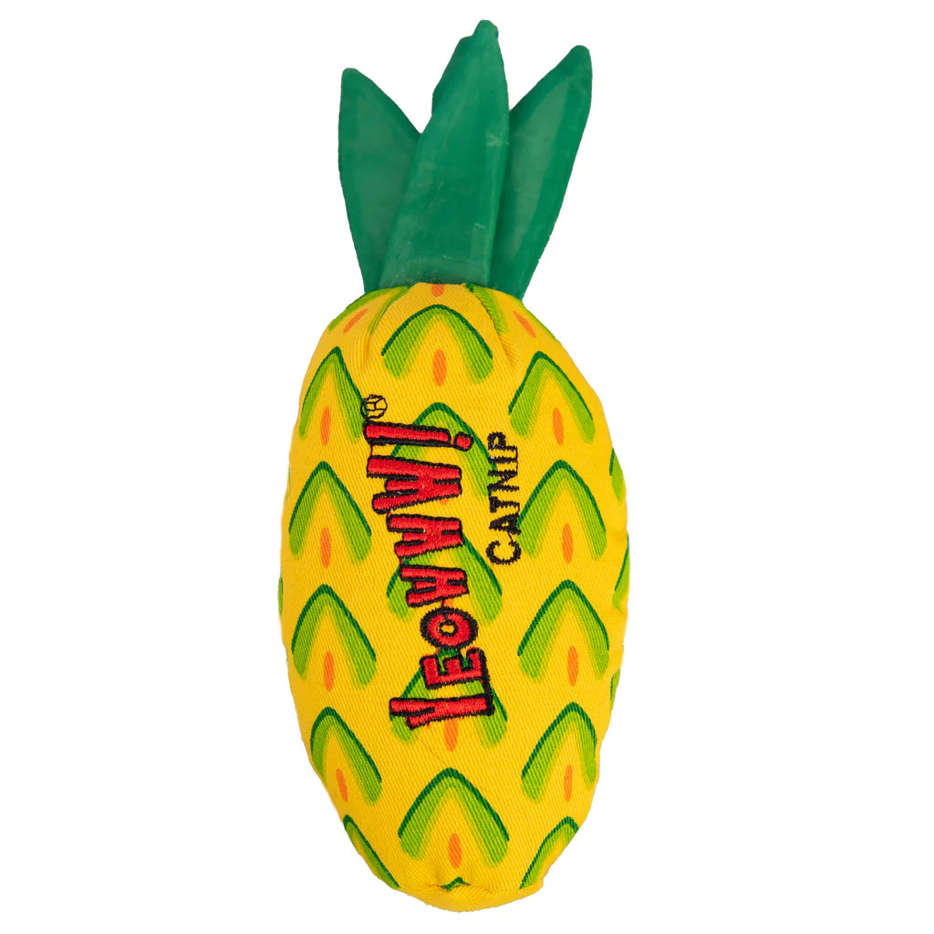 Ducky World Yeowww Pineapple Catnip Filled Toy - Dog.Dog.Cat.
