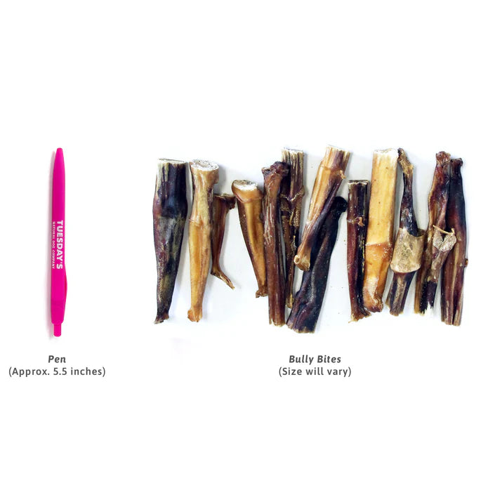 Bully Bites Odor Free Dog Chews Bully Sticks in various sizes - 1 lb Bag - Dog.Dog.Cat.