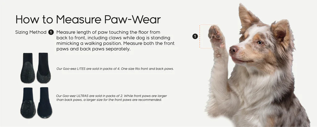 Goo-eez Lites Dog Boots - Waterproof All-Season Paw Protection