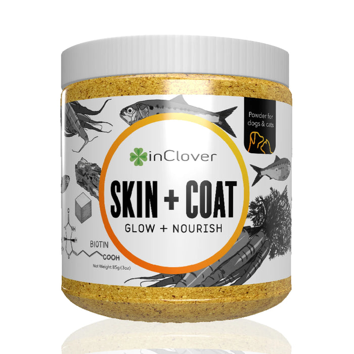 InClover Skin + Coat Supplement for Dogs + Cats (BioRadiant)