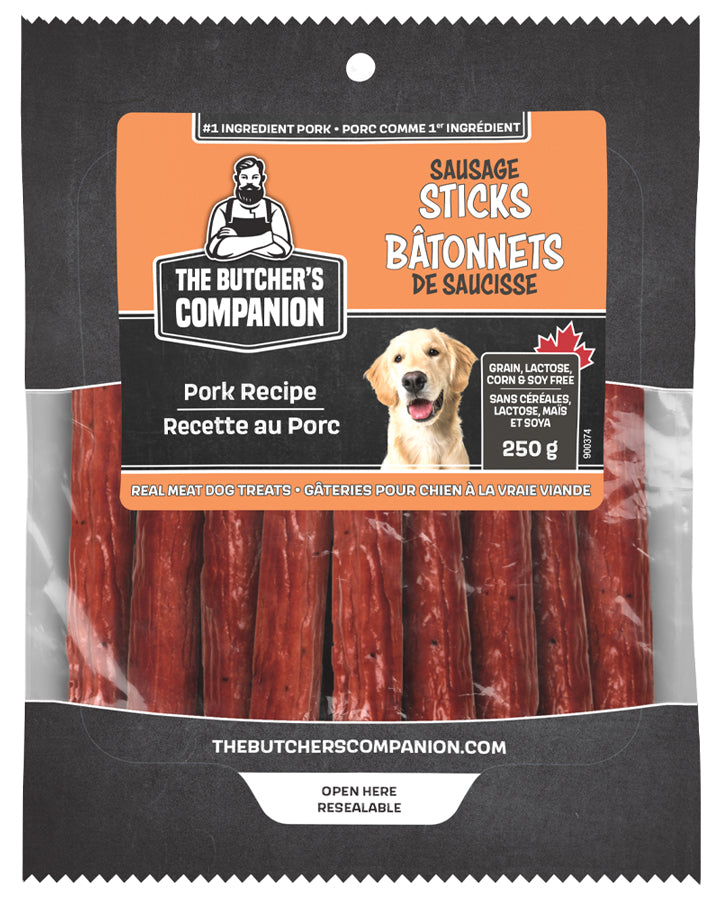 The Butcher's Companion Sausage Sticks - Dog.Dog.Cat.
