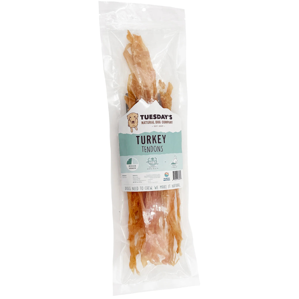 Turkey Tendons - 4 oz - Dog.Dog.Cat.