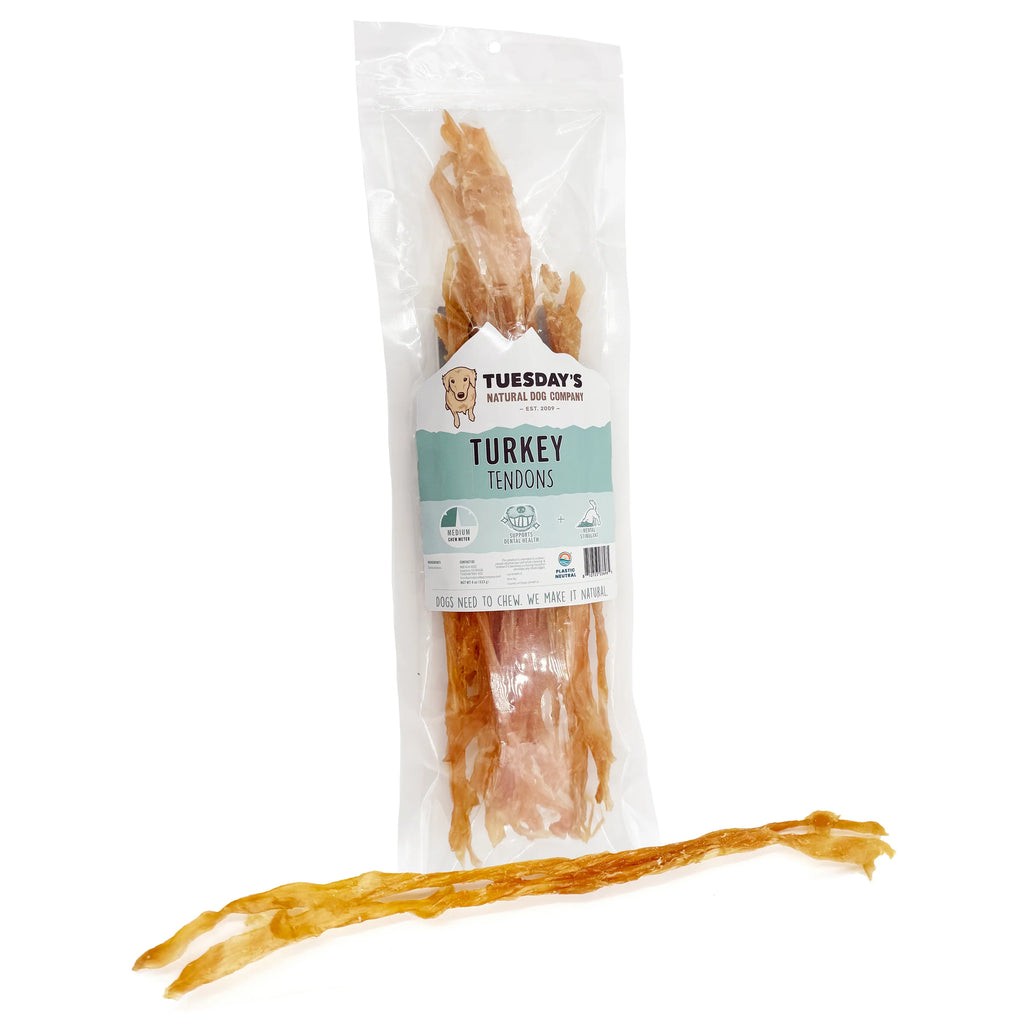 Turkey Tendons - 4 oz - Dog.Dog.Cat.