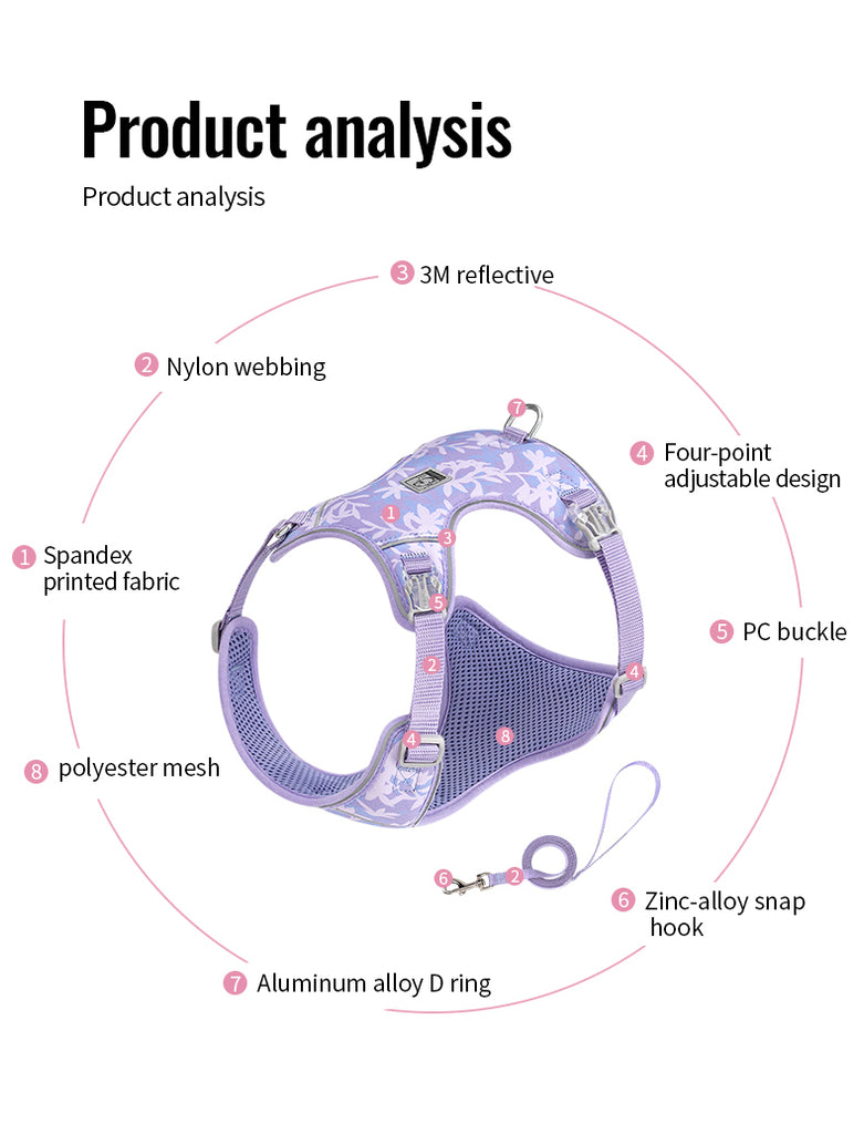 TrueLove Dog Harness and Leash Combination TLH2918 - Dog.Dog.Cat.