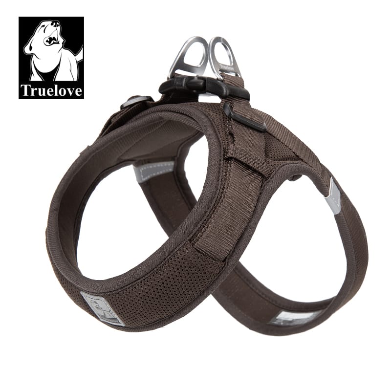 TrueLove Dog Harness TLH3013 - Brown - Dog.Dog.Cat.