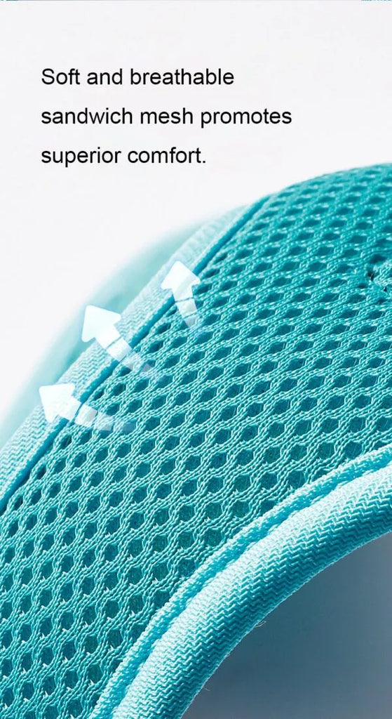 TrueLove Floral Print Mesh Dog Harness TLH3016- Blue Atoll - Dog.Dog.Cat.