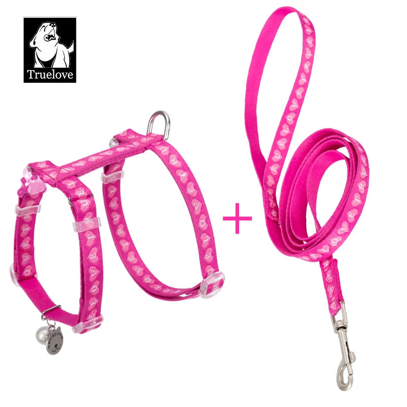 TrueLove Cat Harness and Leash Set TLH3912 - Dog.Dog.Cat.