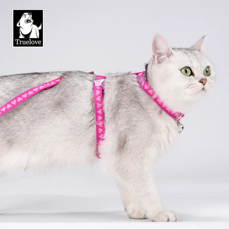TrueLove Cat Harness and Leash Set TLH3912 - Dog.Dog.Cat.