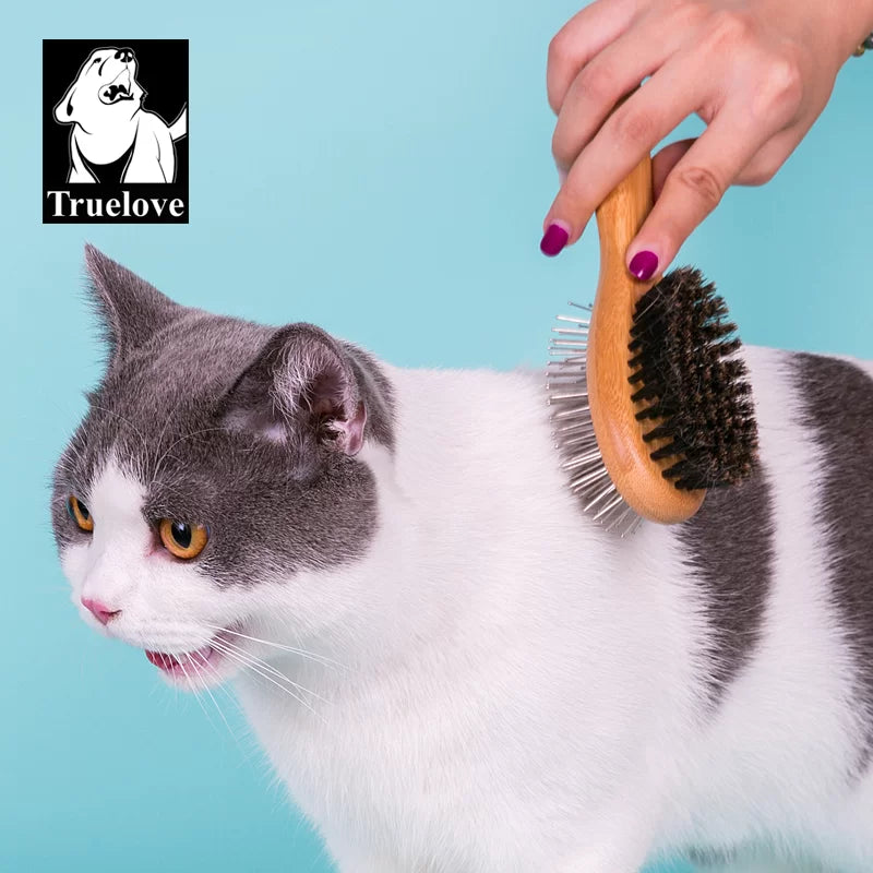 Truelove Dual Sided Pet Hair Brush TLK-23131 - Dog.Dog.Cat.
