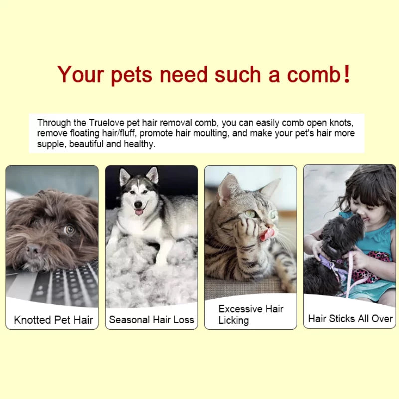 TrueLove Pet Hair Brush TLK-25131 - Dog.Dog.Cat.