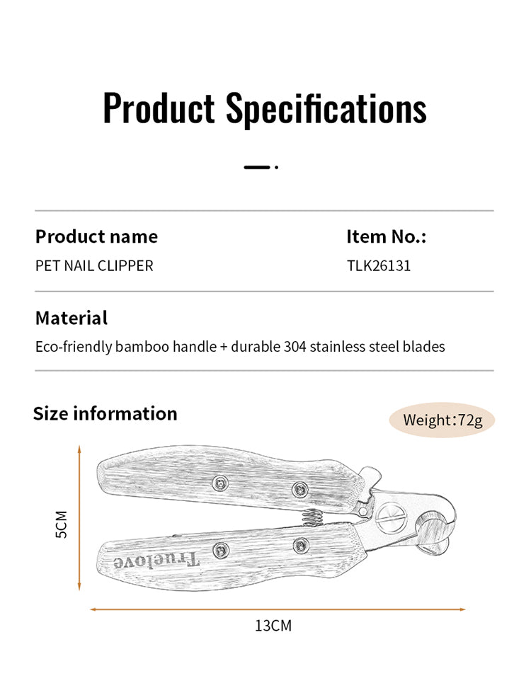 TrueLove Nail Clippers TLK-26131 - Dog.Dog.Cat.