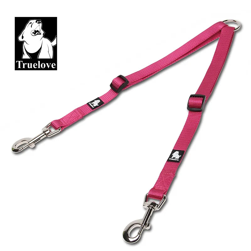 TrueLove Double Leash TLL2372 Durable and Comfortable Dog Leash for Multiple Pets - Dog.Dog.Cat.