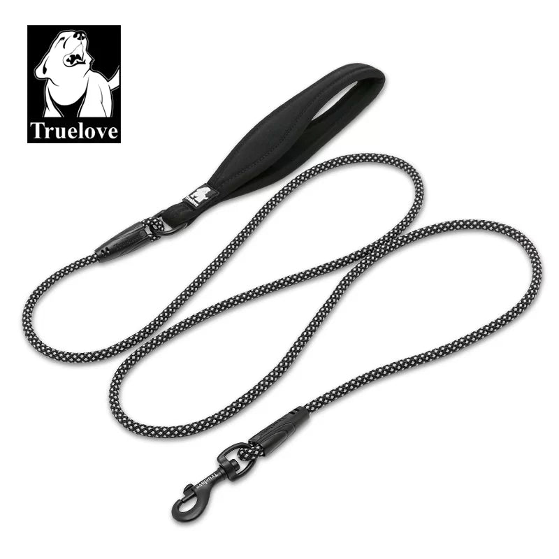TrueLove Rope Dog Leash - Reflective and Soft Neoprene Comfort Handle TLL2571 - Dog.Dog.Cat.